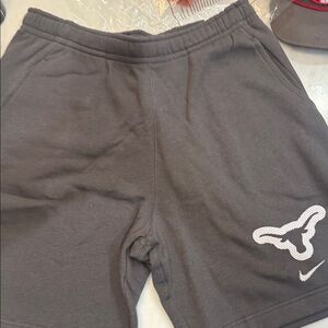 Nike Charcoal Shorts with White Texas Logo